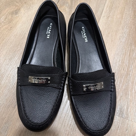 Coach Women's Fredrica Elegant Black Flats-size 8.5 - Picture 4 of 4